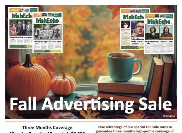 Irish Echo sets out its fall advertising stall