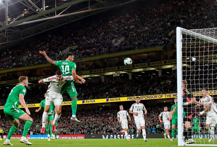 Irish bombardment gets draw