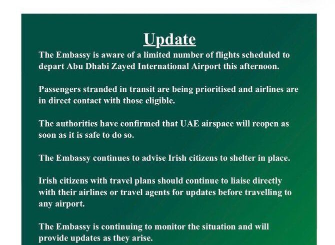 Irish Urged to Register Their Presence