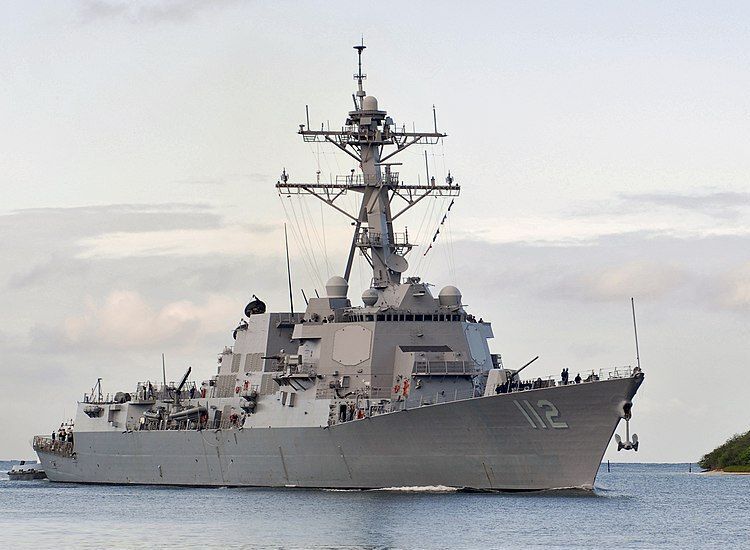 USS MIchael Murphy in Action