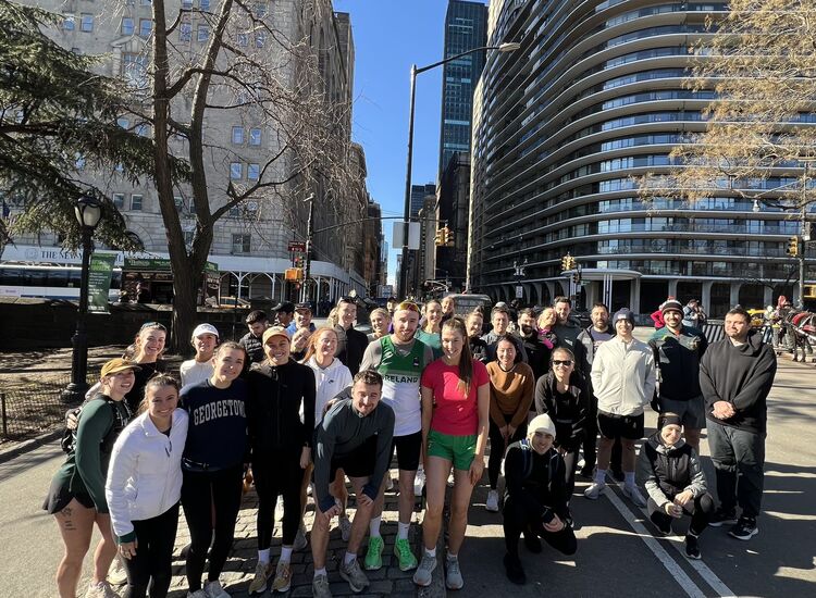 NY Options team get St Pat's Day off and running with Global Craic 10K