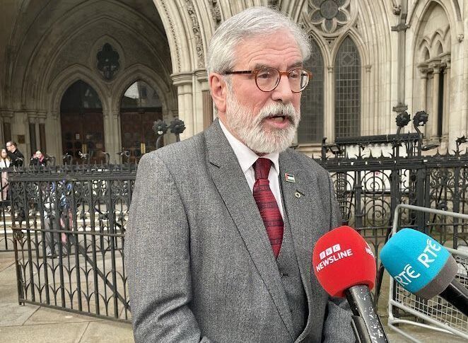 London civil trial against Gerry Adams withdrawn