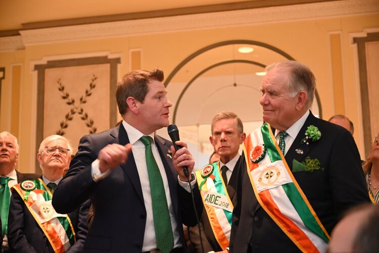 Knights gather on St Patrick's Day to salute Grand Marshal
