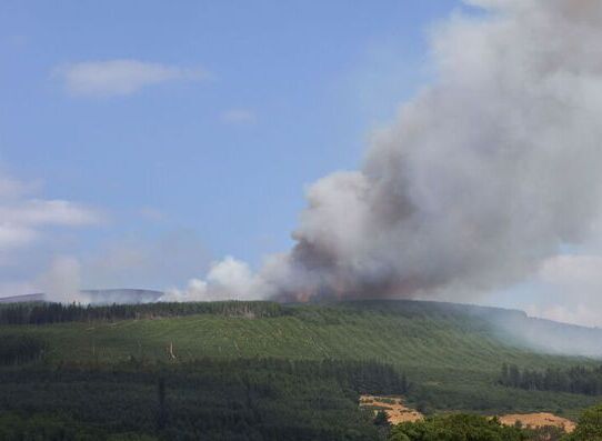 Tipperary Mountain on Fire