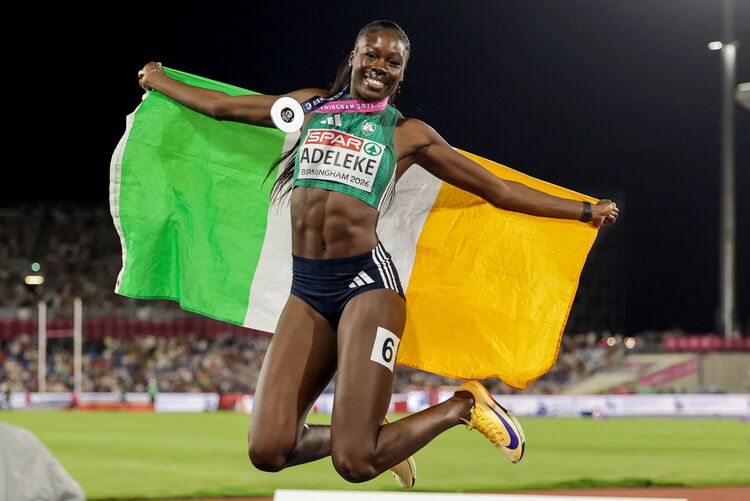 800 meters gold, 200 meters silver for Irish in Europeans
