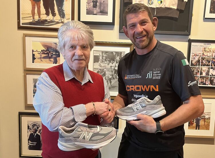  Walker Fergus Gains Words of Wisdom from Running Master Tom