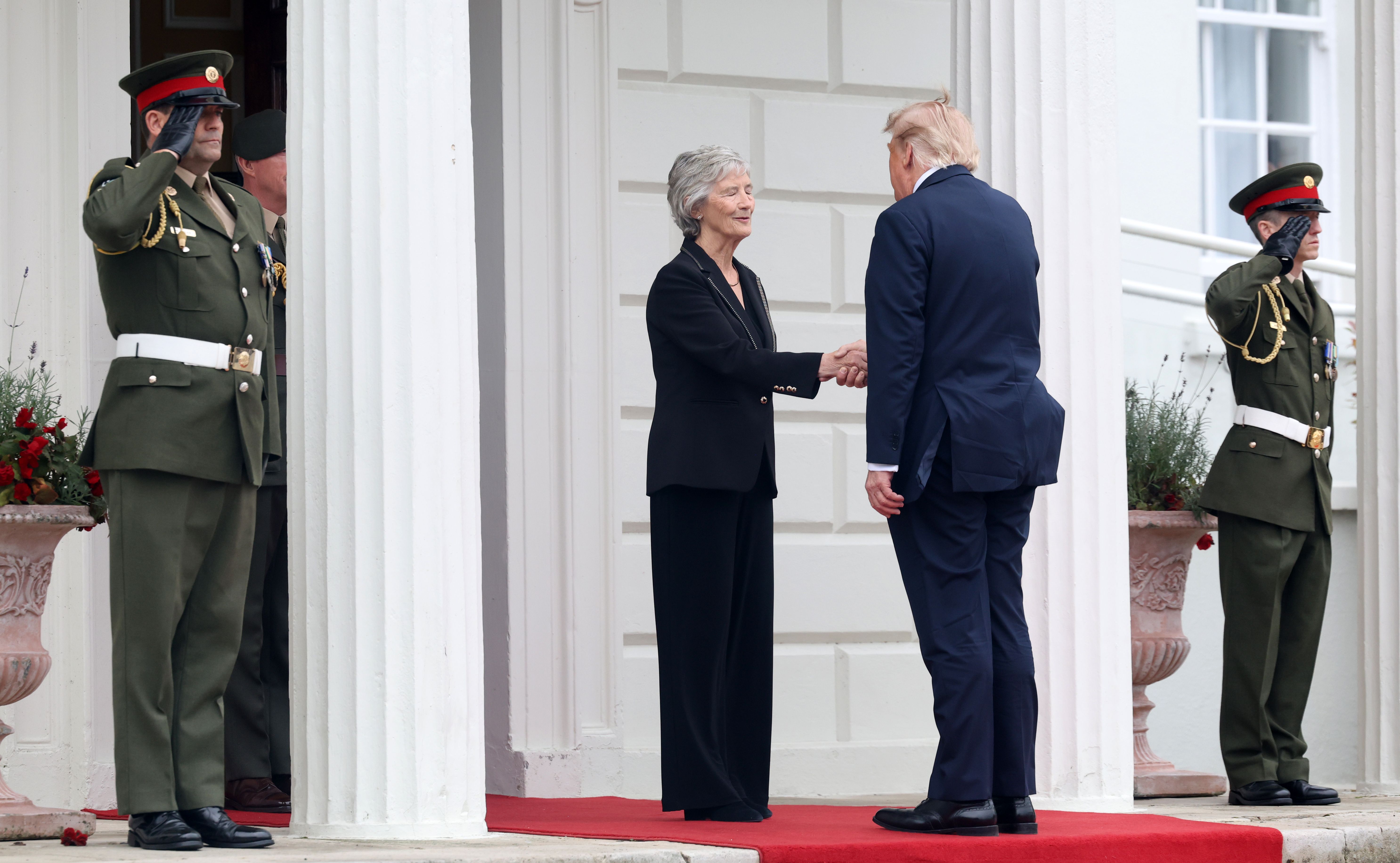 AT the start of his two-day visit to Ireland President Donald Trump travelled to Áras an Uachtaráin to meet President Catherine Connolly. Speaking ...