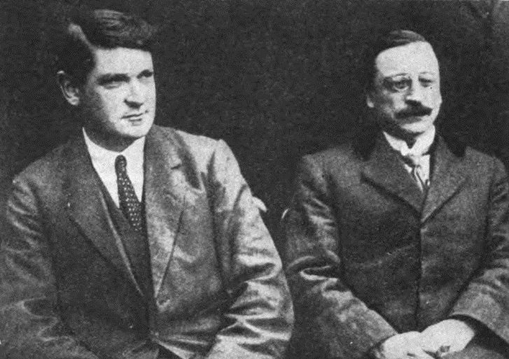 Michael Collins and Arthur Griffith.