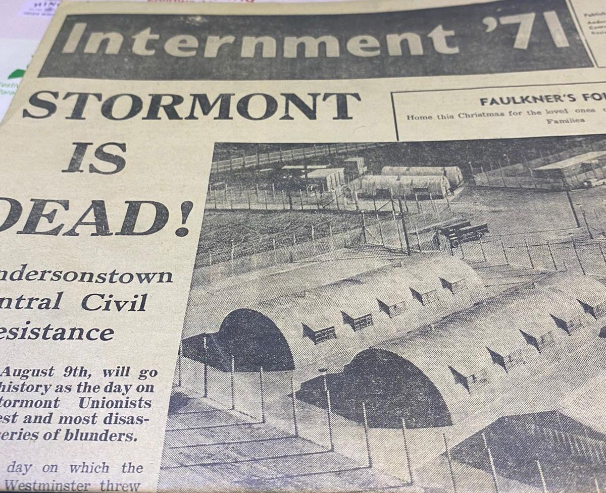 APPEAL: Internment 1971, a publication of justice campaigners in Belfast