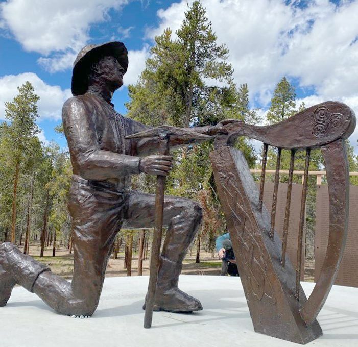 Memorial sculpture by Wicklow based Terry Brennan