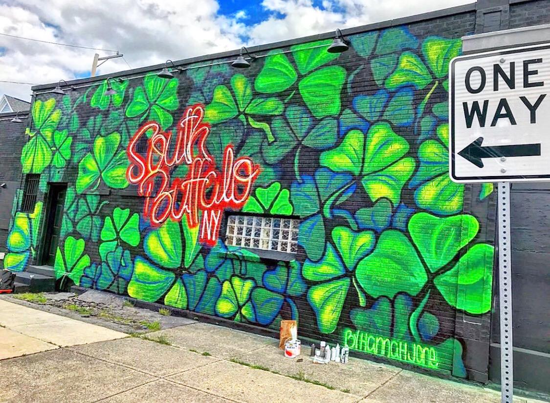 BUFFALO IRISH: Mural by @byhannahjane on Buffalo Irish Center