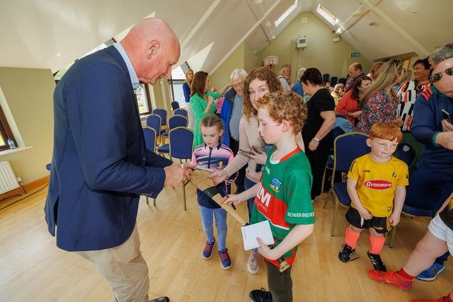 It might have been a book launch but more than copies of “The Croke Park Mice – The Missing Referee,” were signed by Bainisteoir Cody.