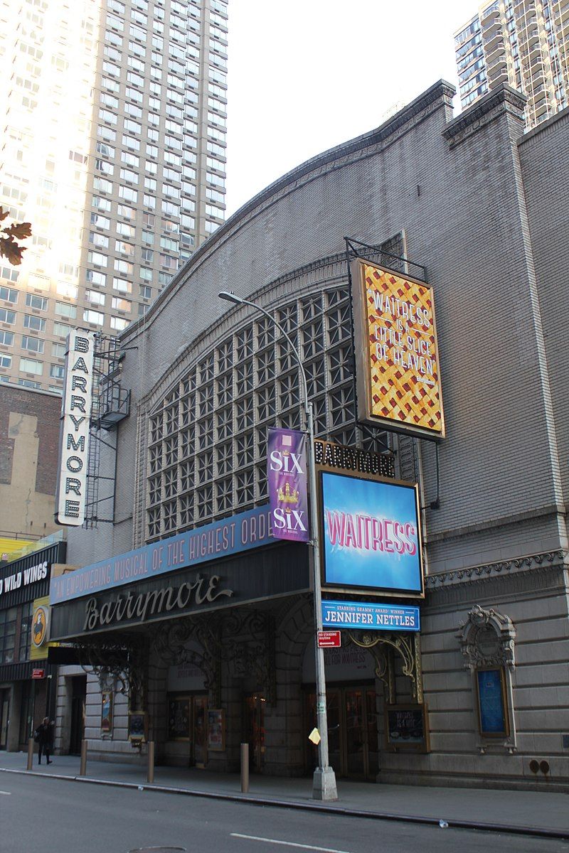 The Barrymore Theatre.