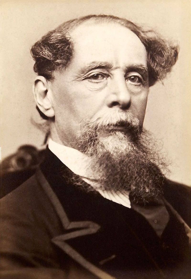 Charles Dickens in New York in the 1860s.