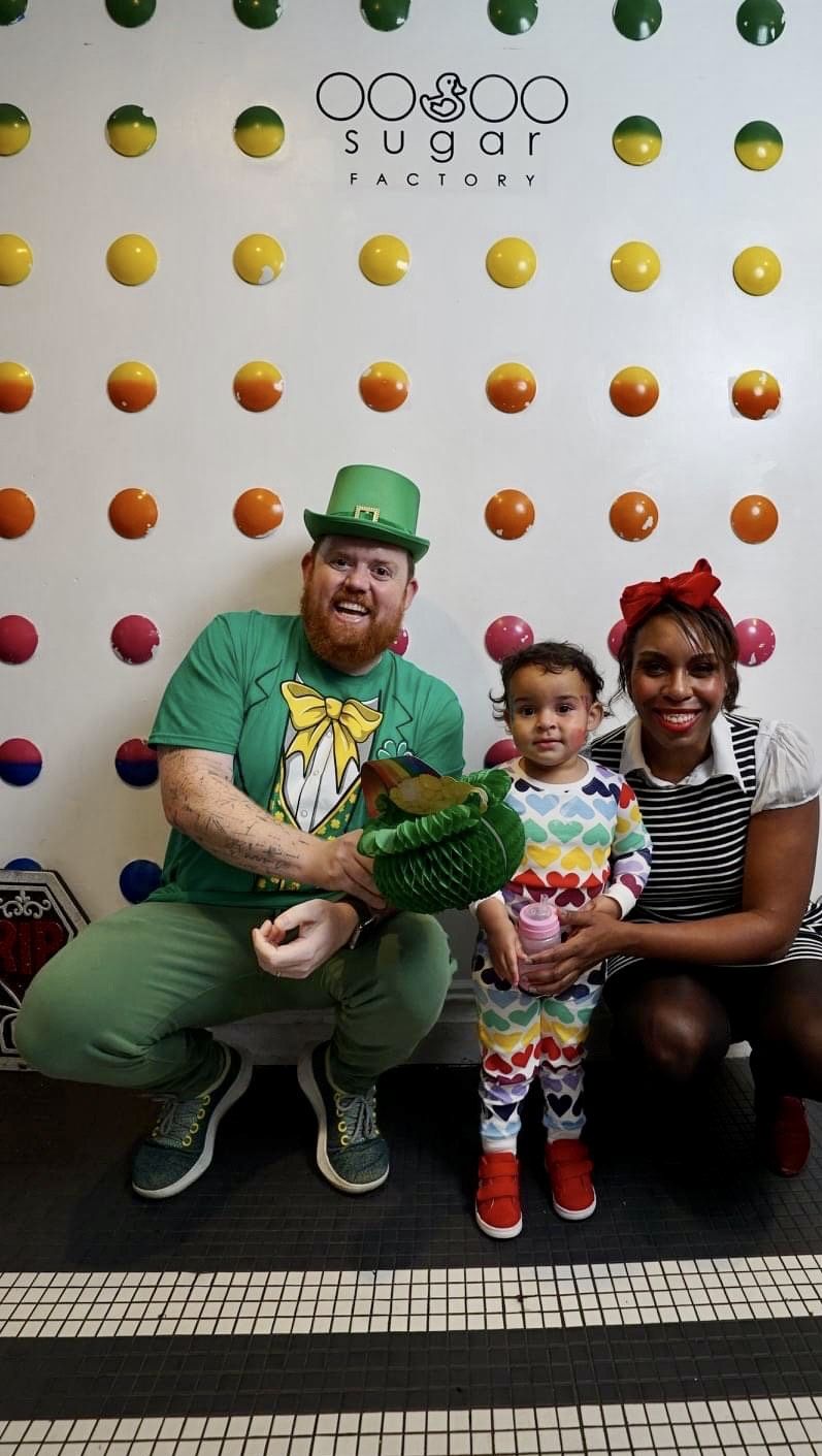 Maurice, Kandice and their daughter Ava.