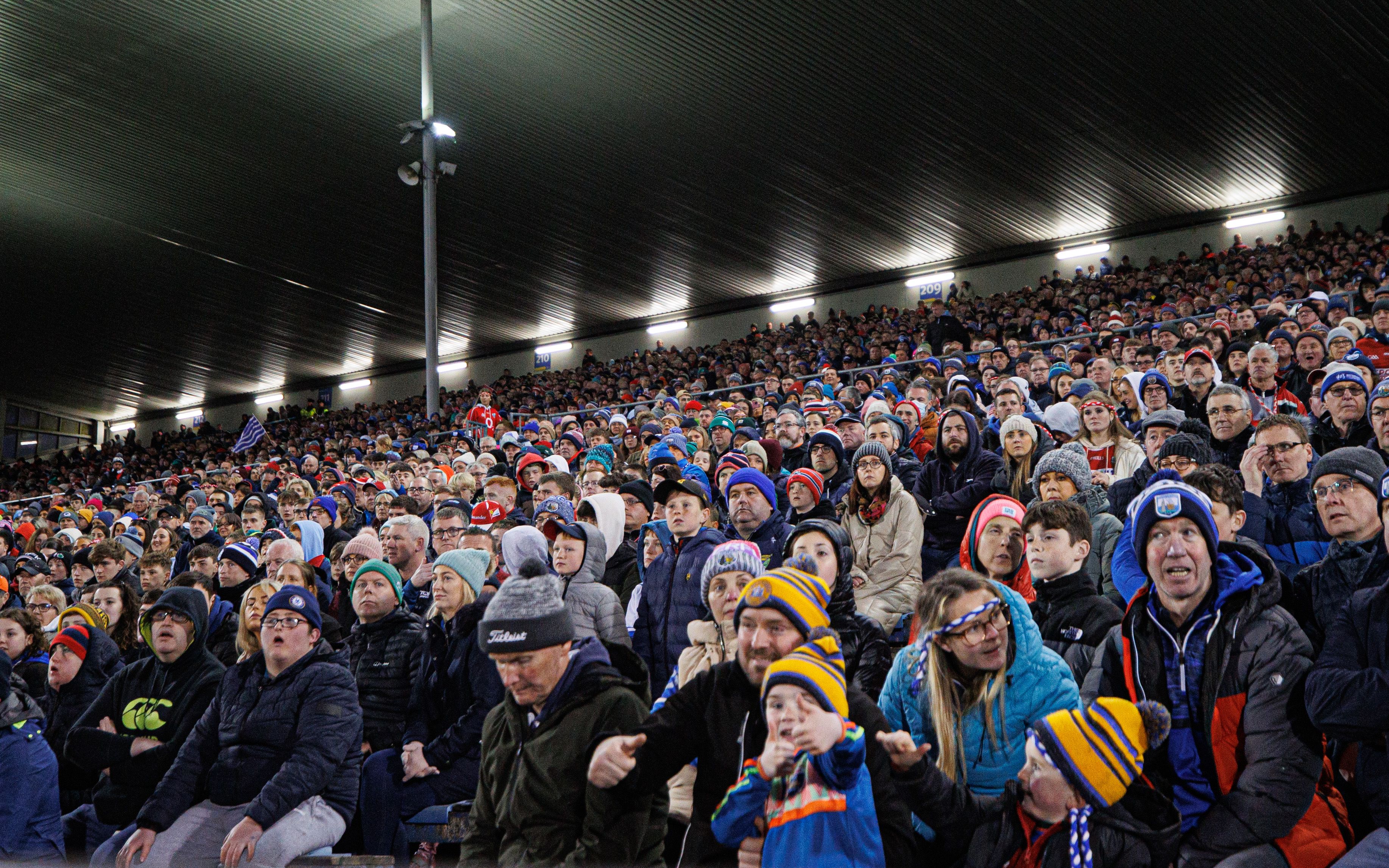 Fans enjoying the game at Semple Stadium. INPHO/JAMES CROMBIE
