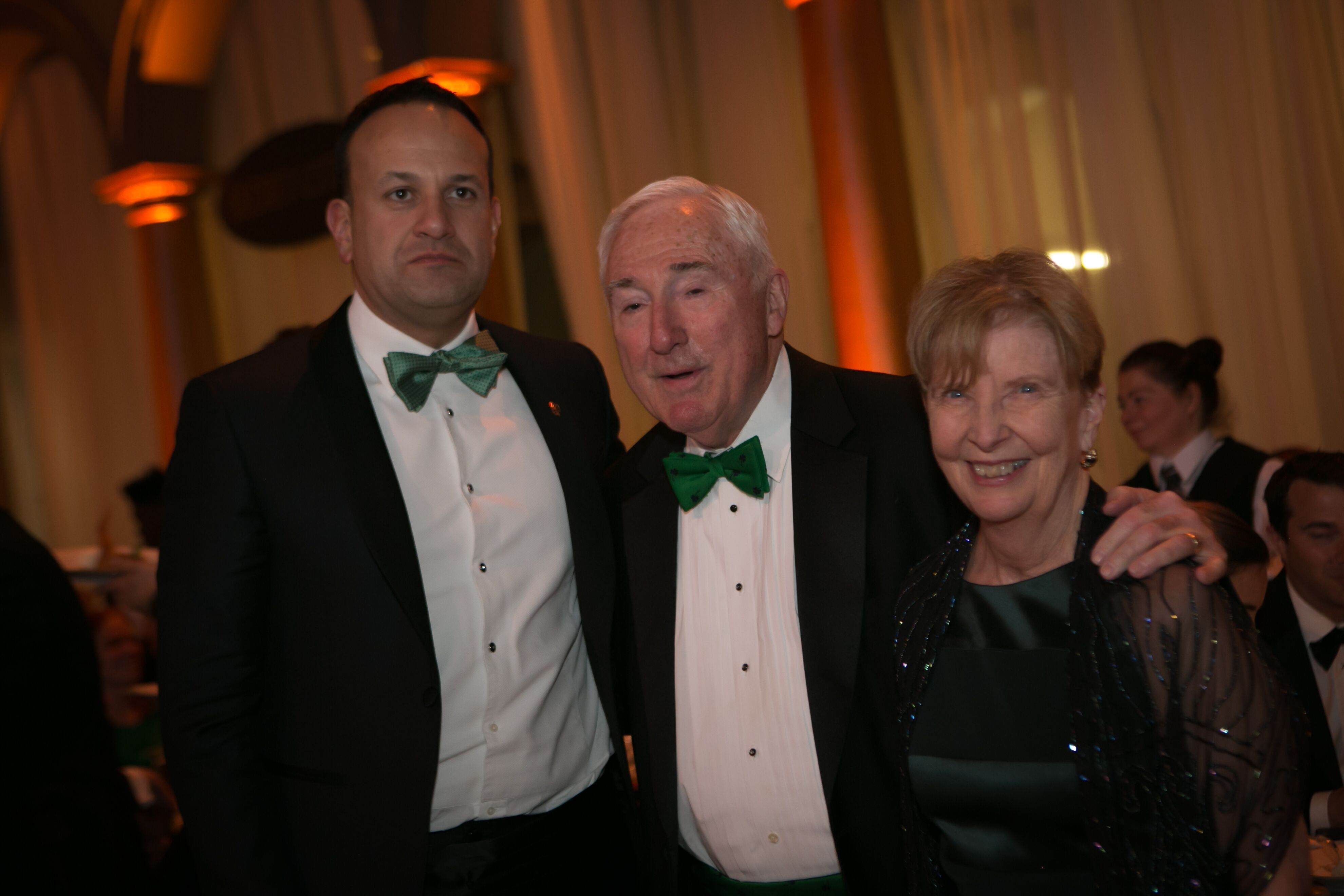 Dennis and Pam with then Taoiseach Leo Varadkar.