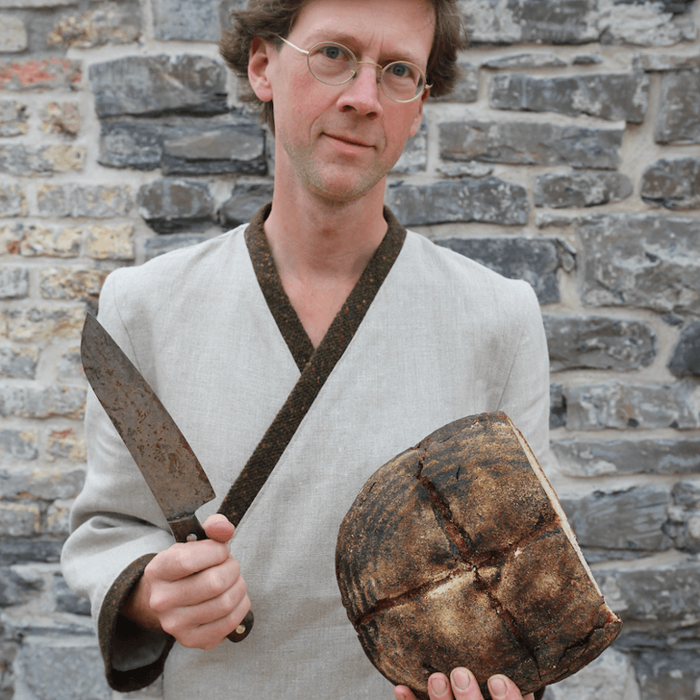 SOURDOUGH SEANCHAÍ: Manchán Magan dished out the Irish language appetisers at the Irish Arts Center in New York