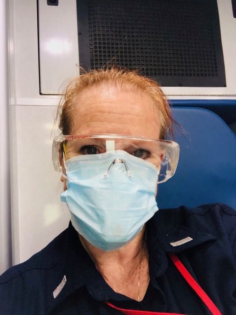 COVID READY: Commander Murphy has worked in all 80 of the CFD's paramedic teams