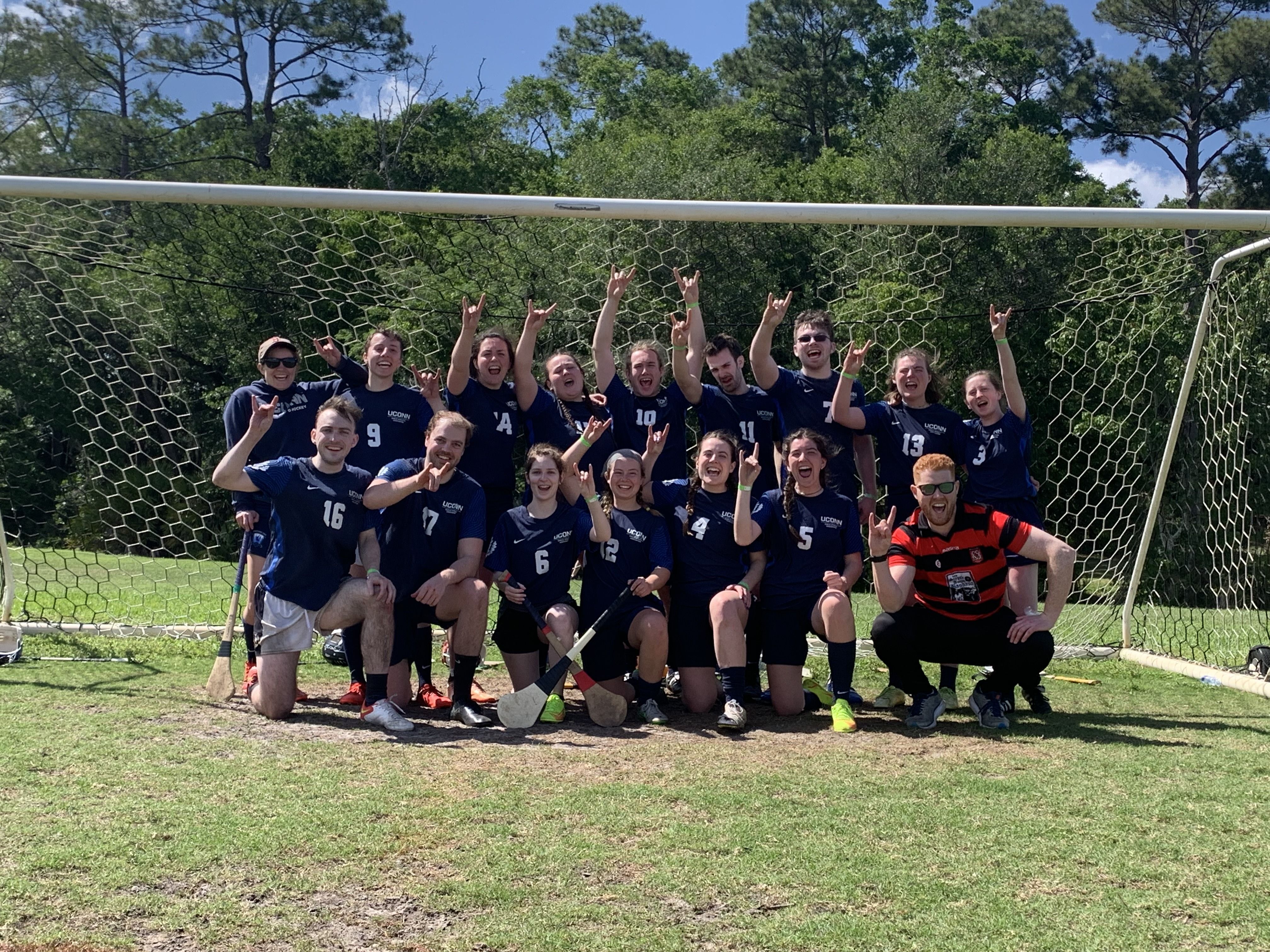 SPORTING LIFE: UConn's GAA team - many of its members also attend Irish classes at the college