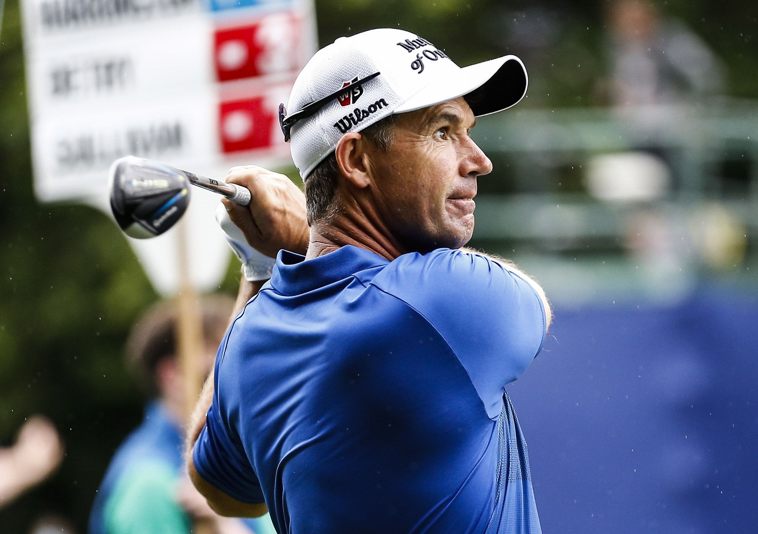 Padraig Harrington rallied to a share of 2nd place in Duluth, Ga.