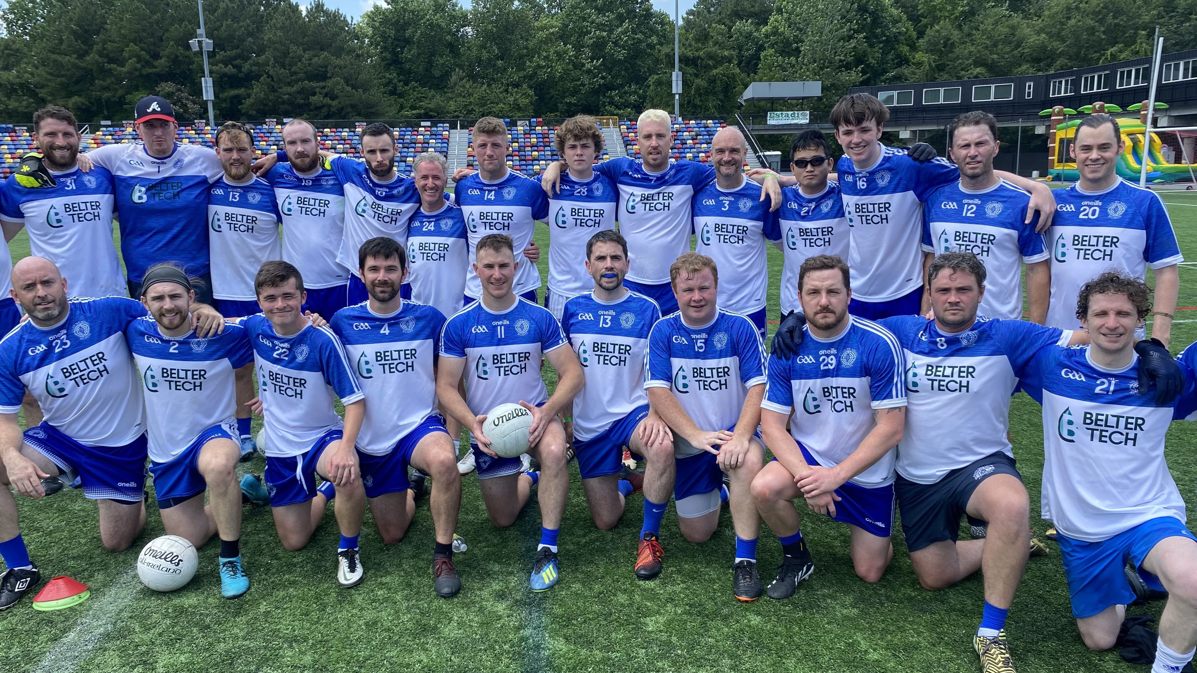 VIBRANT COMMUNITY: Atlanta's Clan na nGael GAA team  at the recent PeachCup