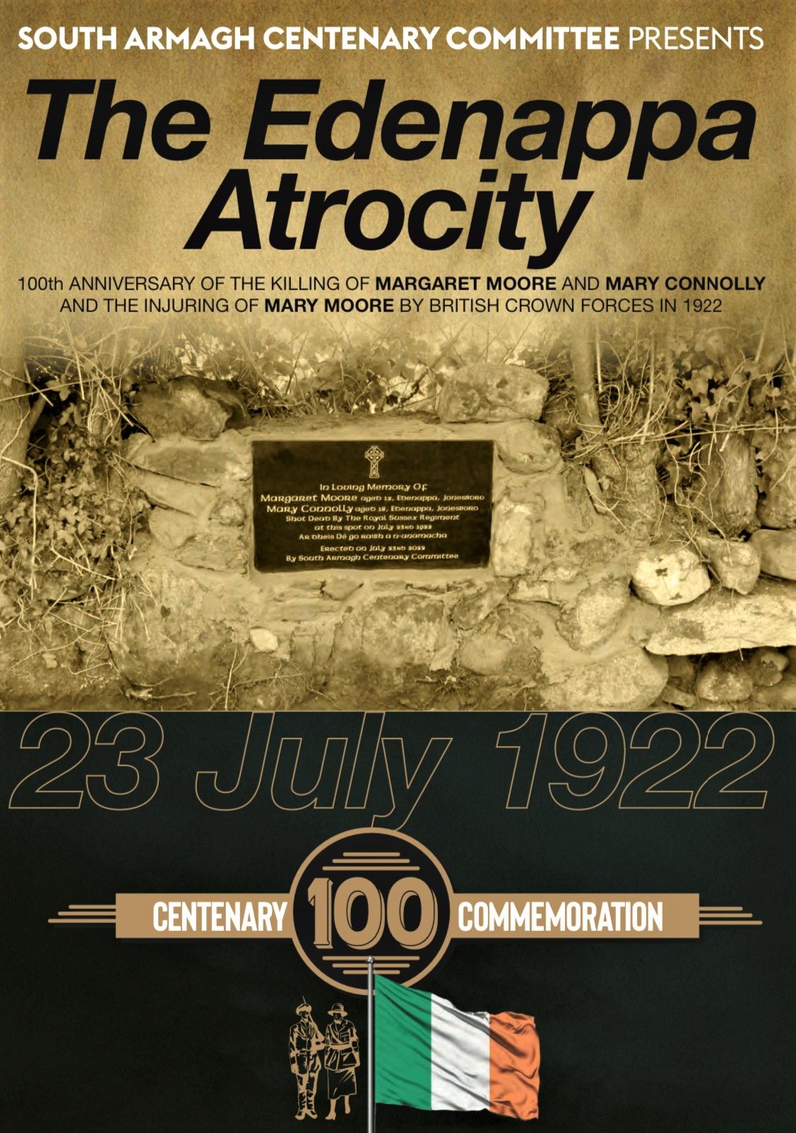 The program for the Edenappa memorial ceremony.