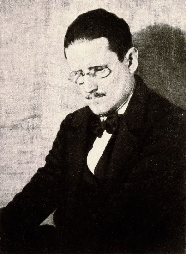 James Joyce. Photo by Man Ray.