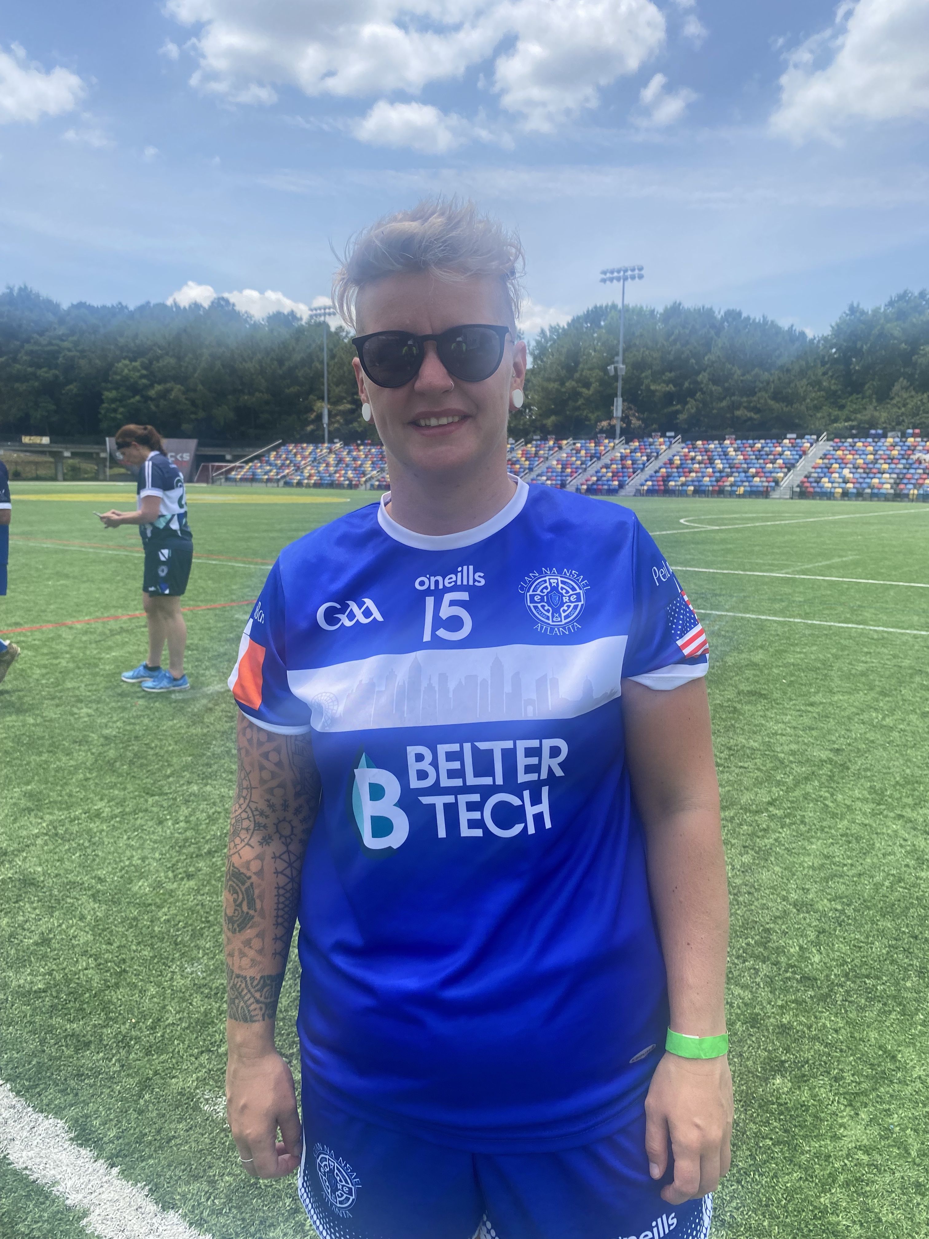 KINGDOM: Katie Curran from Kerry works with Cathedral of Christ the King Youth Ministries in Atlanta and fields for Clan na nGael