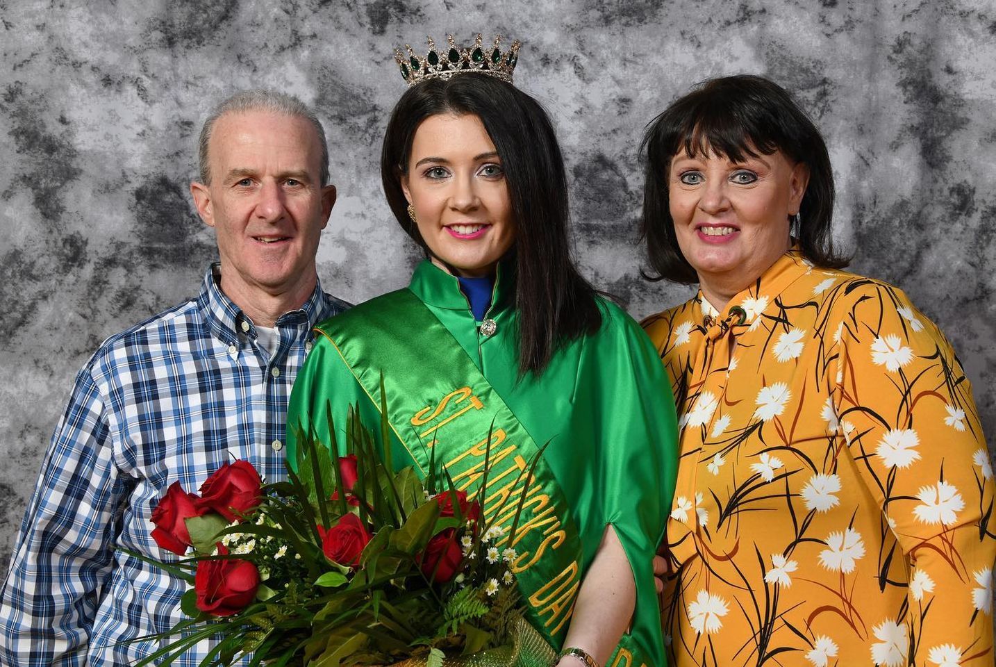 PROUD PARENTS: Kelley with mum Catherine and dad Mike