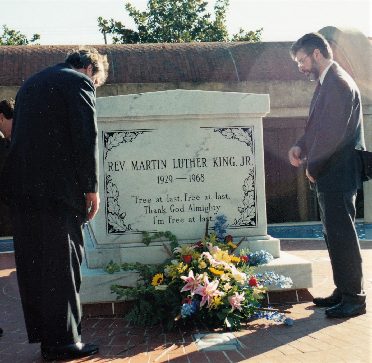 Paying respect to Martin Luther King Jr.