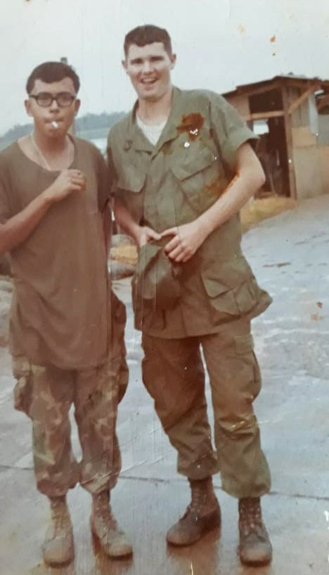 Pete Cruz with Alamo in Viet Nam