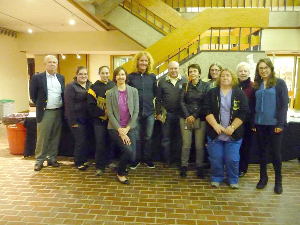 Louis de Paor was with a language class from the Irish Cultural Center of Western New England.