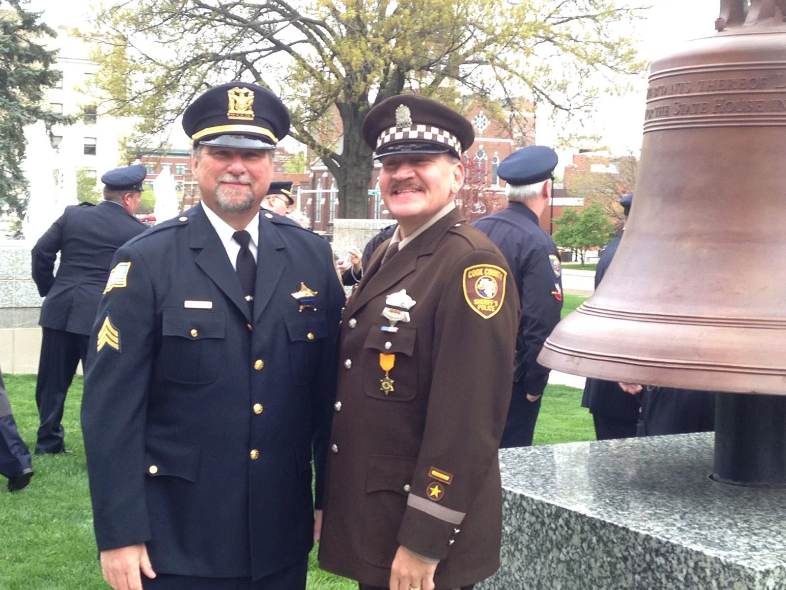 Lange with MEG Partner Sgt Paul Yurinich