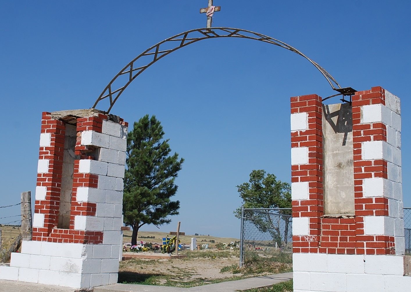 The entrance to Wounded Knee.