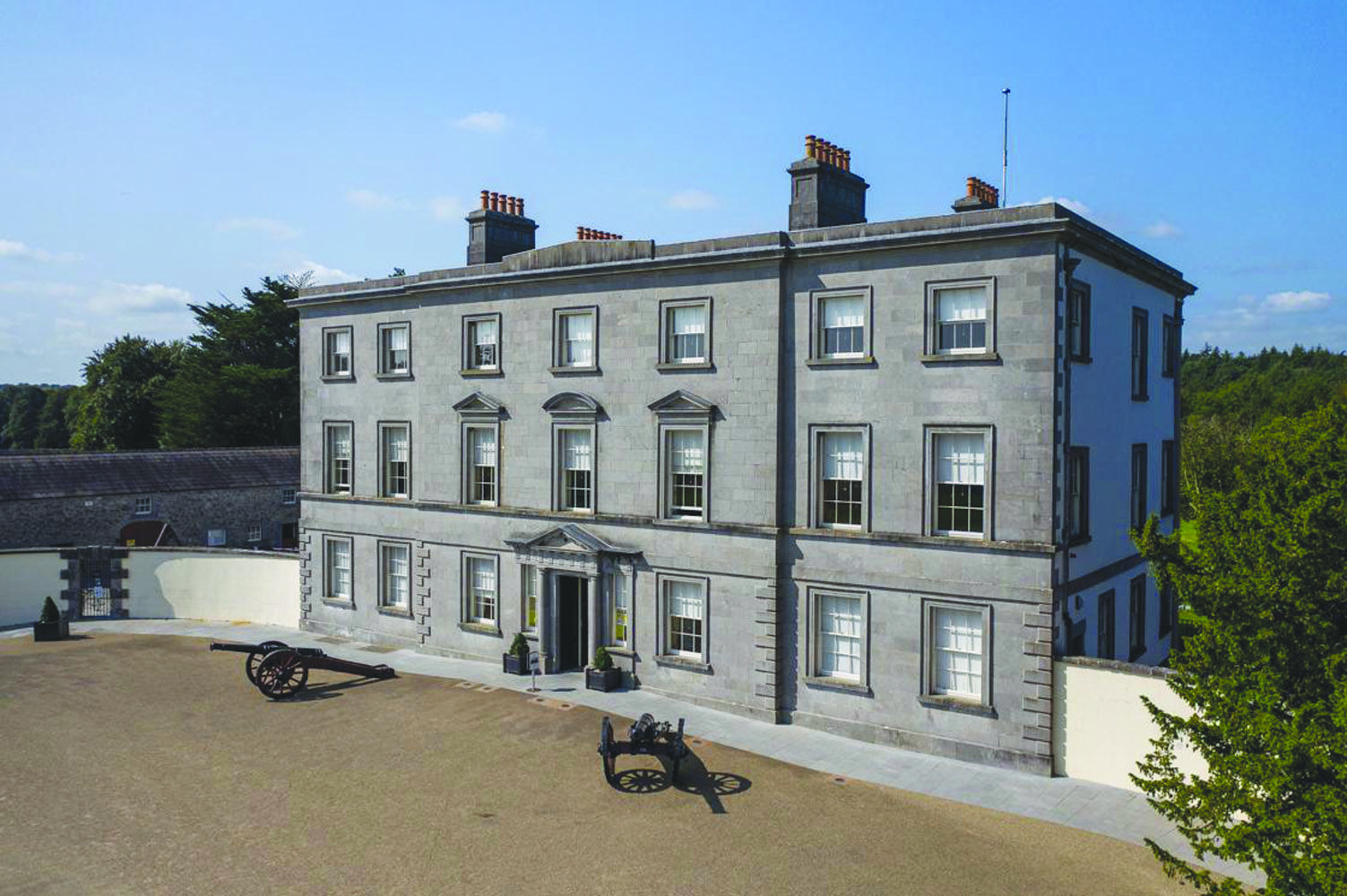 Oldbridge House serves as the visitor center for the Battle of the Boyne site.