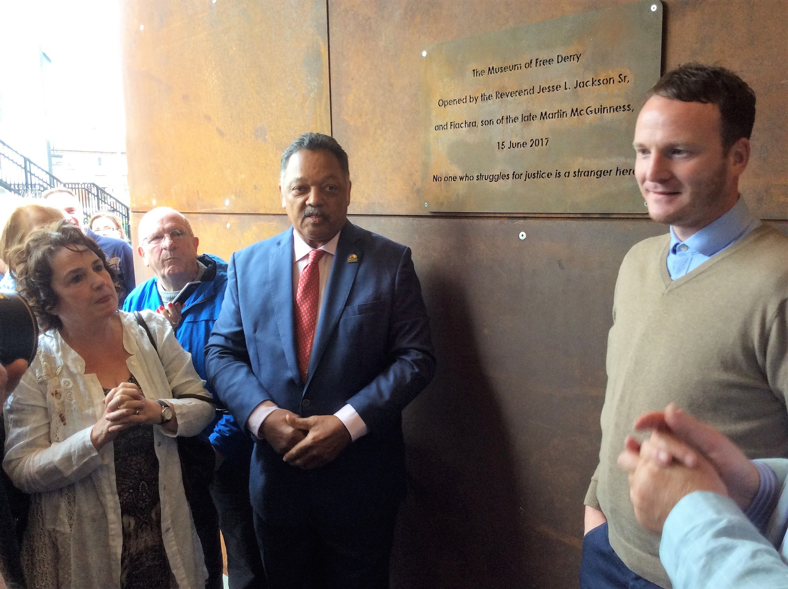 Rev. Jesse Jackson in Derry.