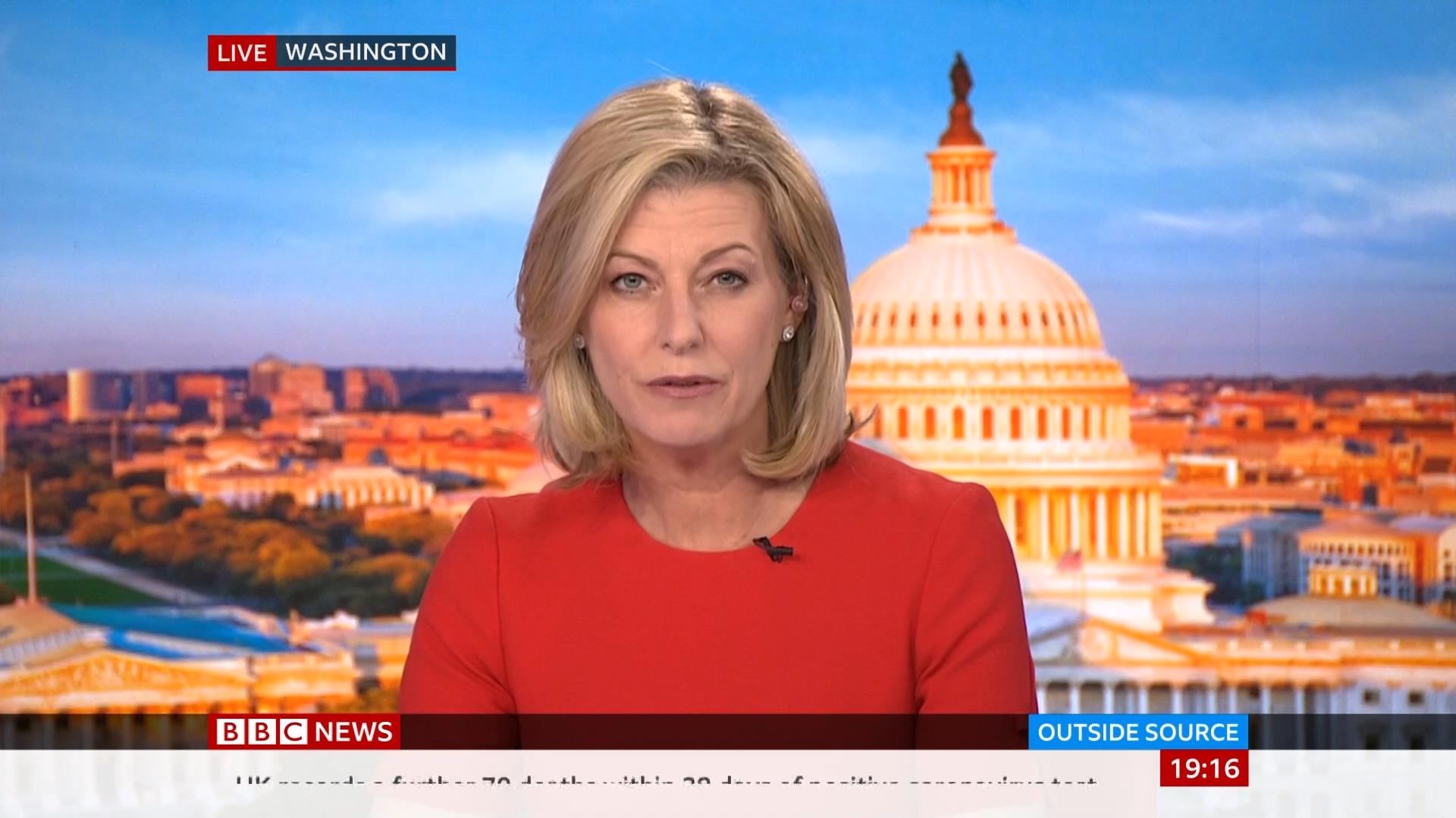 Laura Trevelyan. BBC screengrab photo.