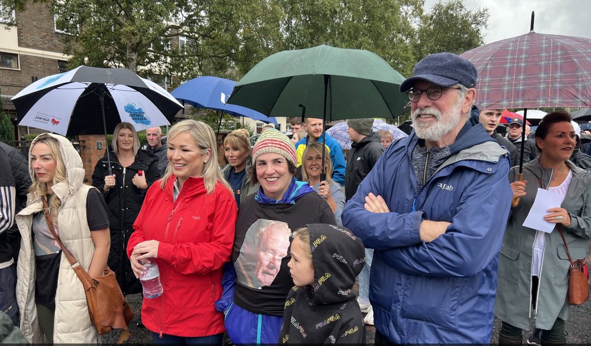 A fine day out at the Chieftain's Walk in Derry.