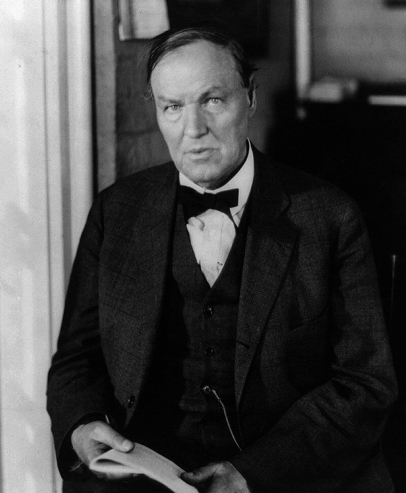 Clarence Darrow. Library of Congress photo.