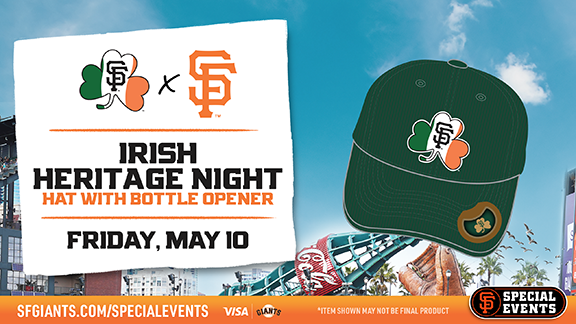 NOT SO CHEERY: SF 49ers Irish night with beer bottle opener graphic