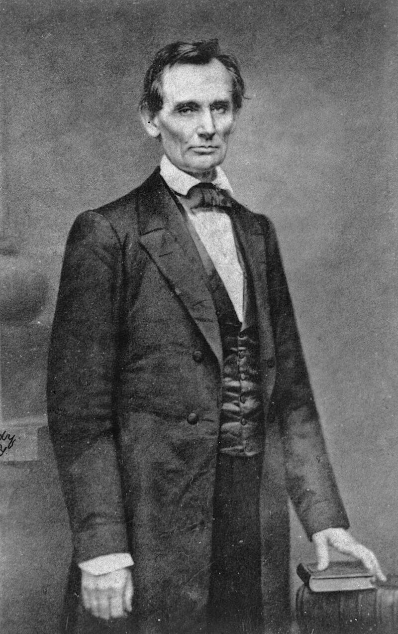 Abraham Lincoln on the day of his Cooper Union speech, February 27, 1860. 