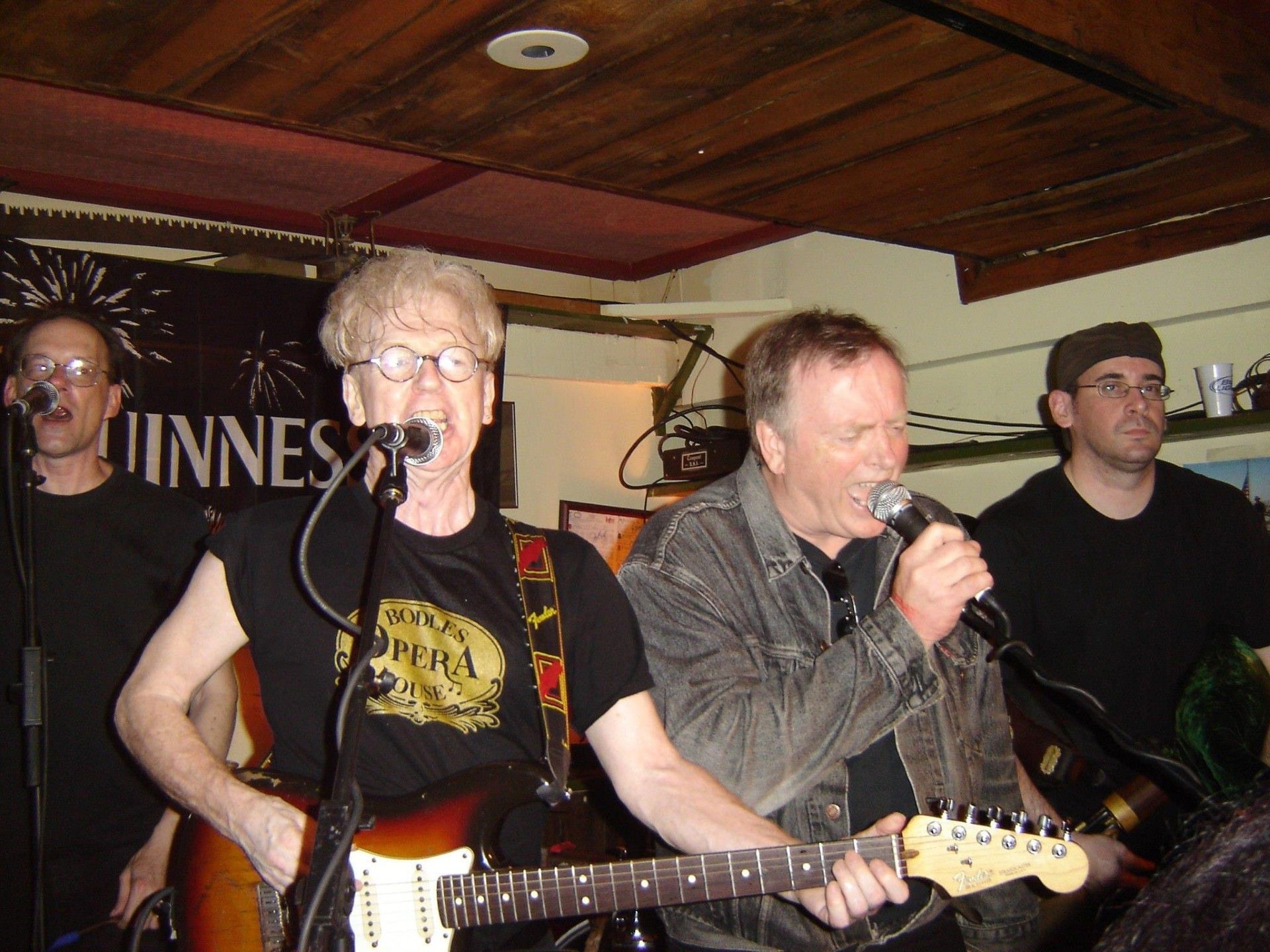 Responding vocally to the "monsignor's" introduction. Photo courtesy Bill Murphy.