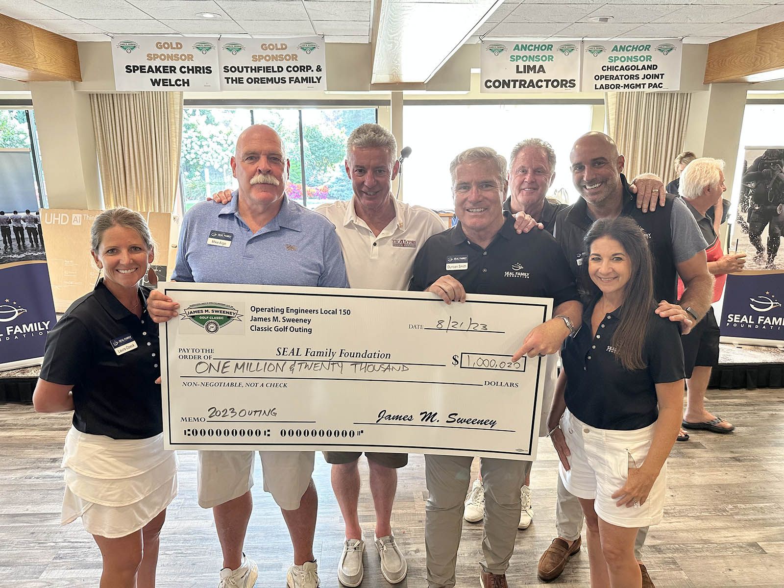 Sweeney & Contractors at golf outing