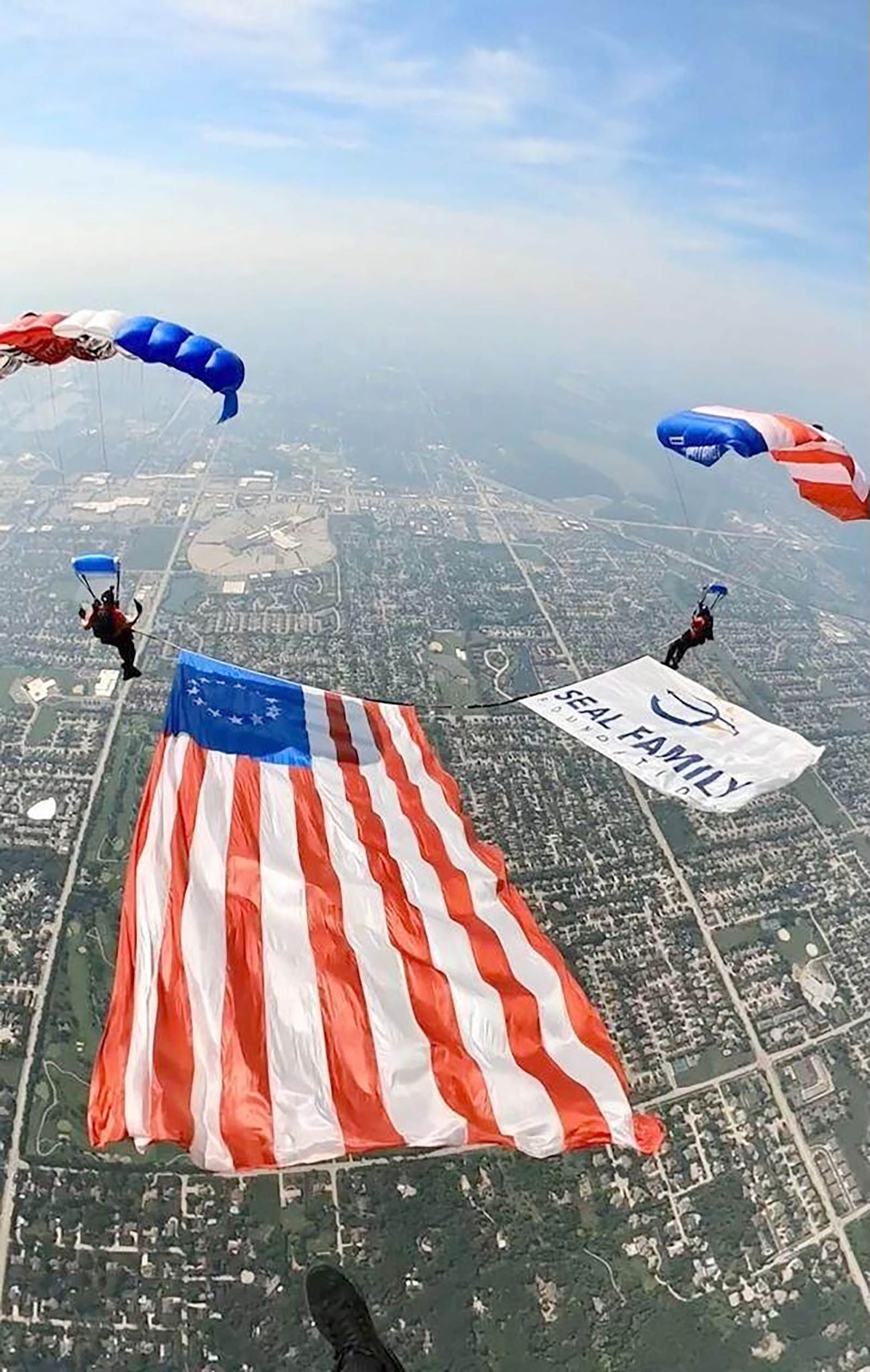 Sweeney & Seals jumping at Sweeney Classic