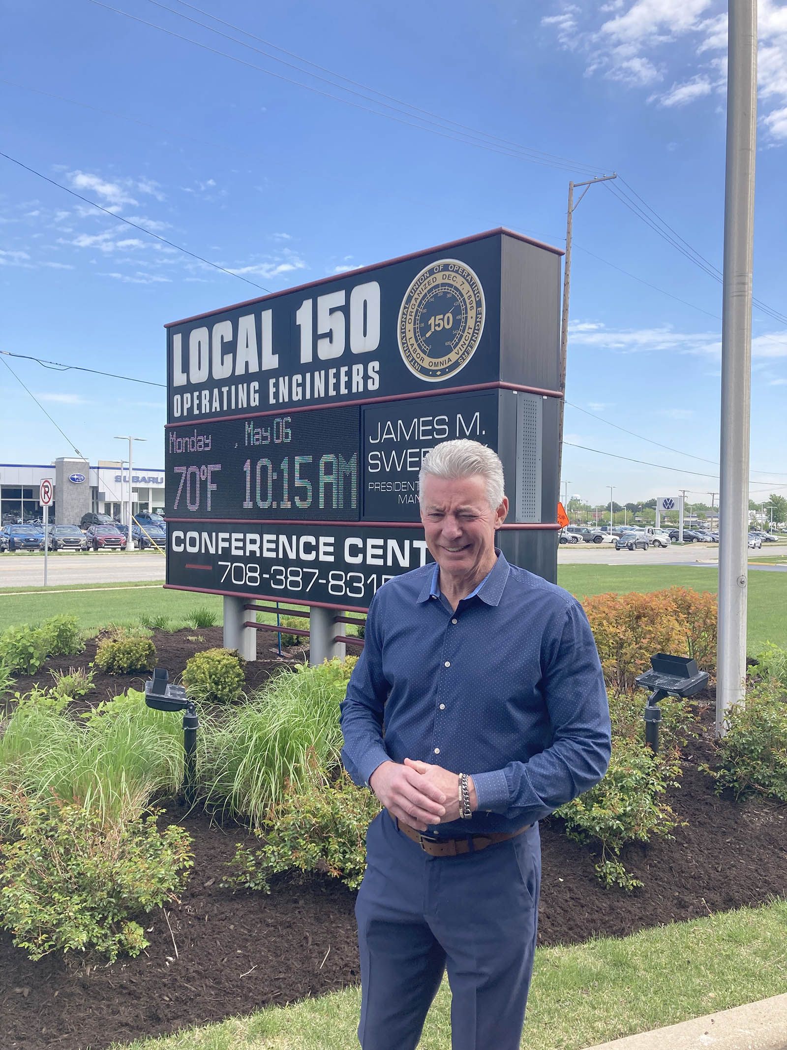 Sweeney at Local 150 A