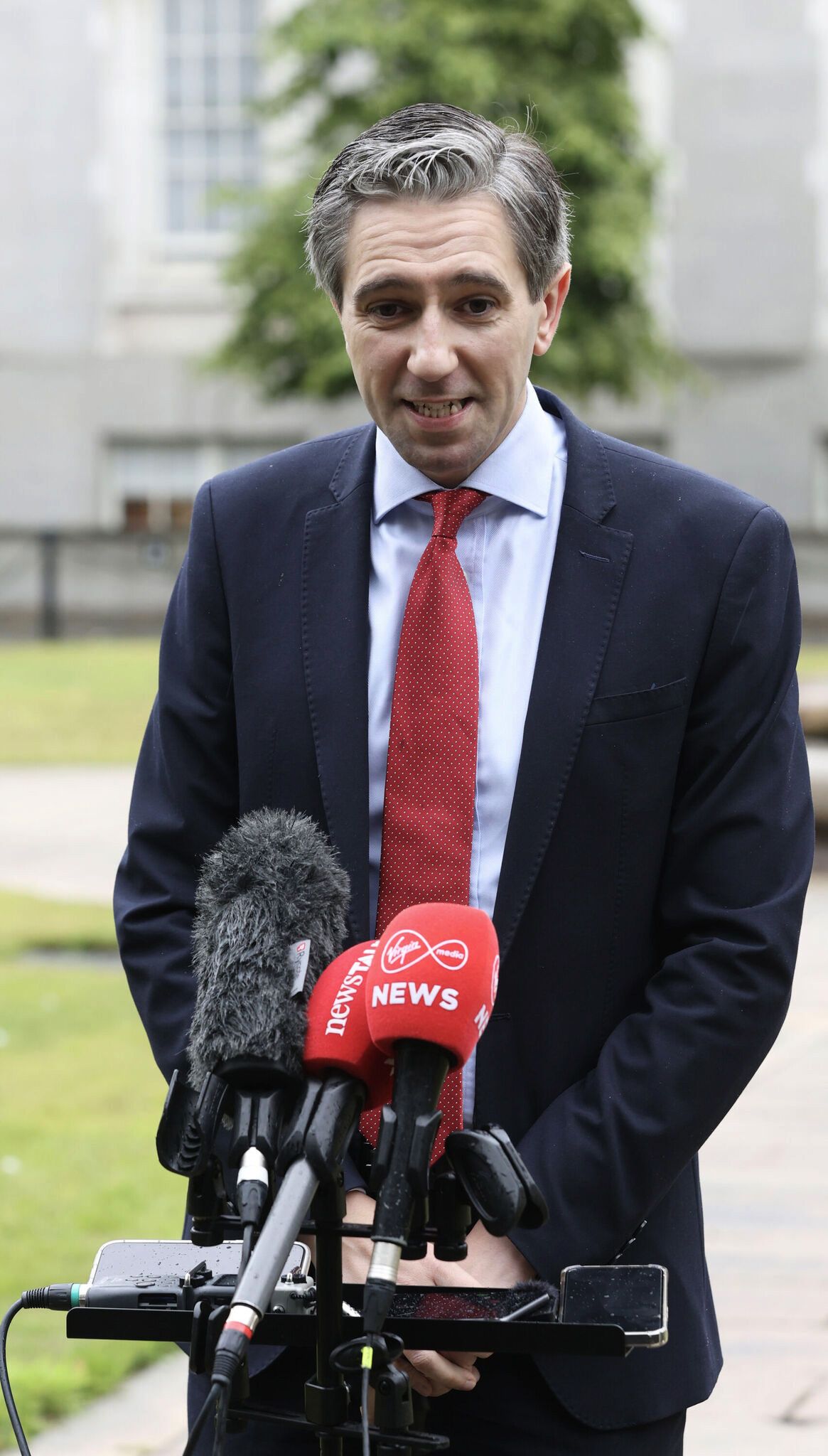 Taoiseach Simon Harris, pictured this week, has congratulated Starmer on his election success. RollingNews.ie photo.
