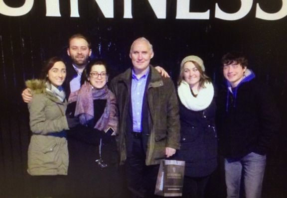 Leslie and the famly in Dubllin