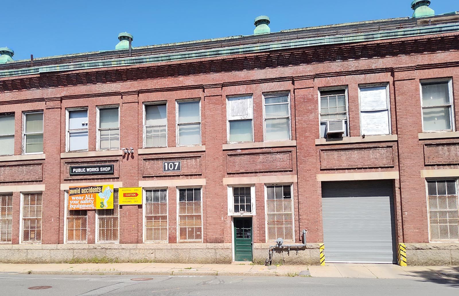 Building 107 in the Navy Yard.