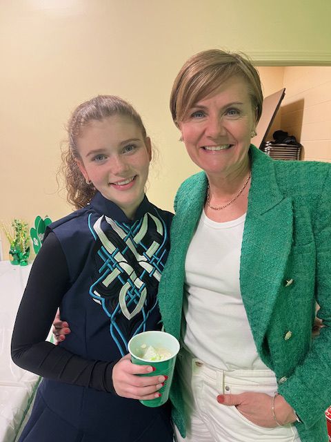 Peggy with her daughter Orla